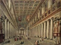 Giovanni Paolo Pannini - Interior Of The Santa Maria Maggiore In Rome